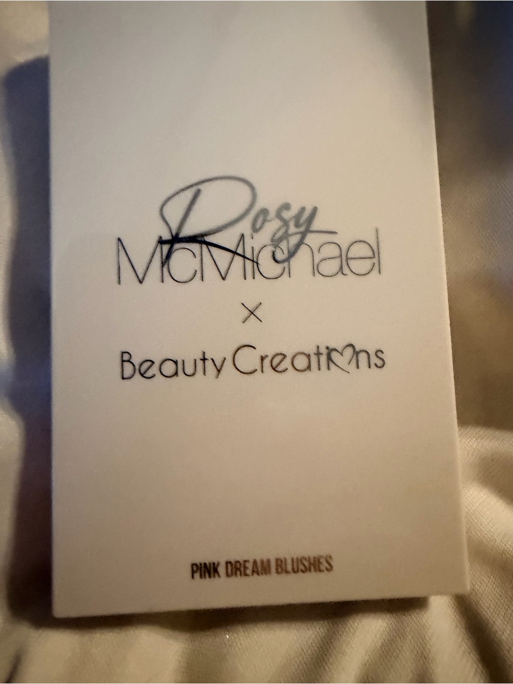 Rosy McMichael x Beauty Creations Pink Dream Blushes
